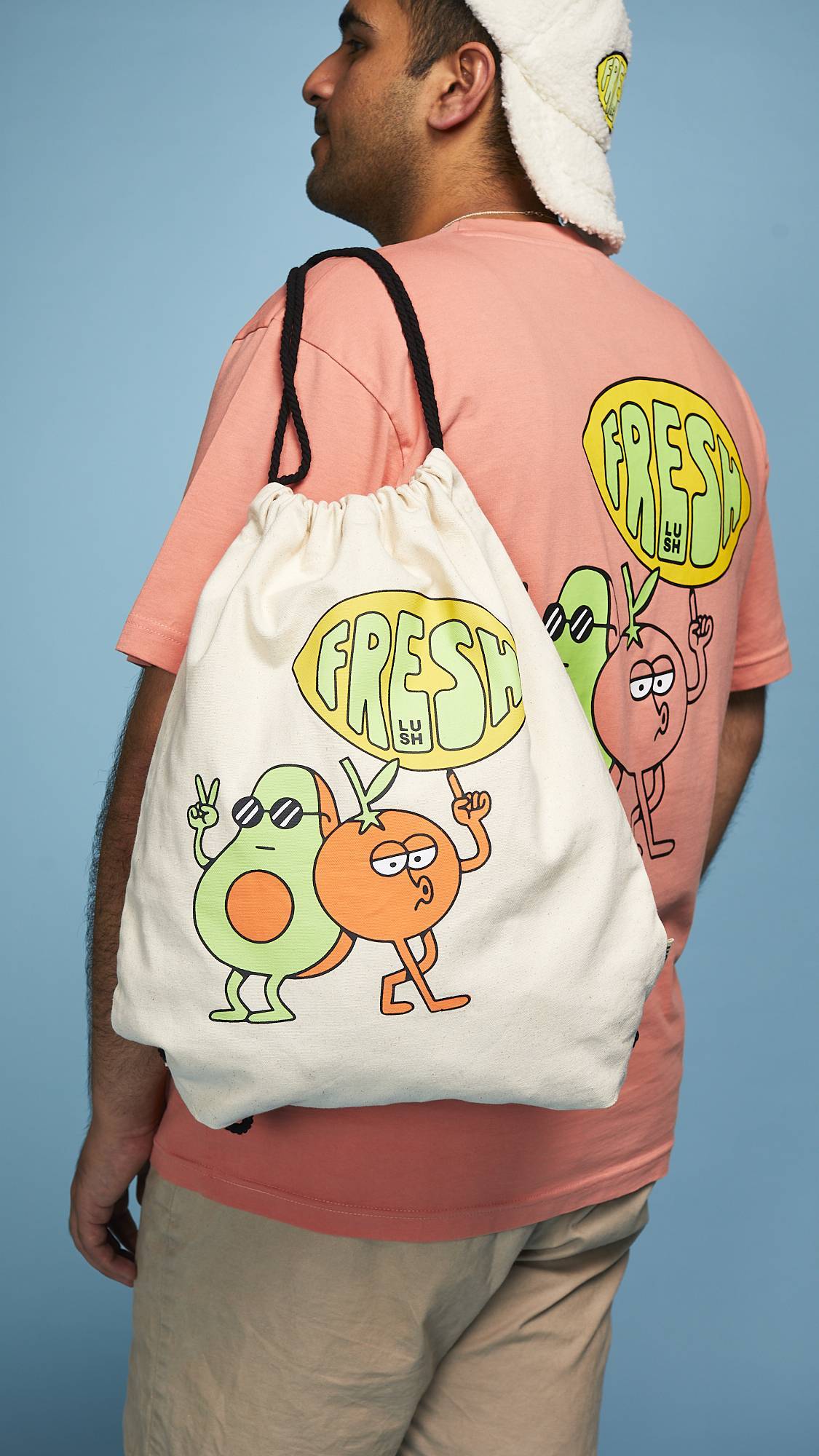 Fresh Values(Drawstring Bag）