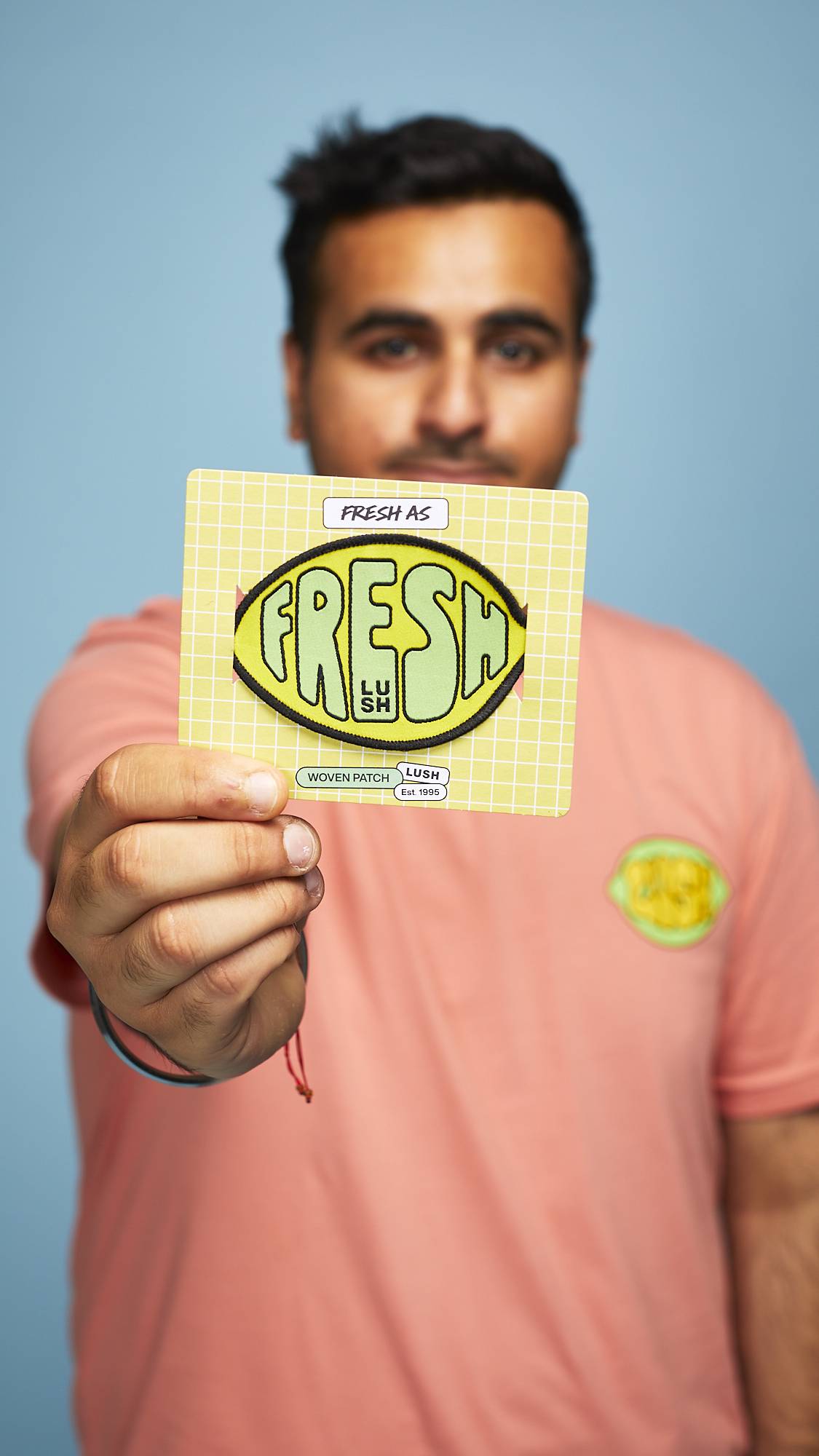 Fresh As Woven Patch(Iron-on Patch）