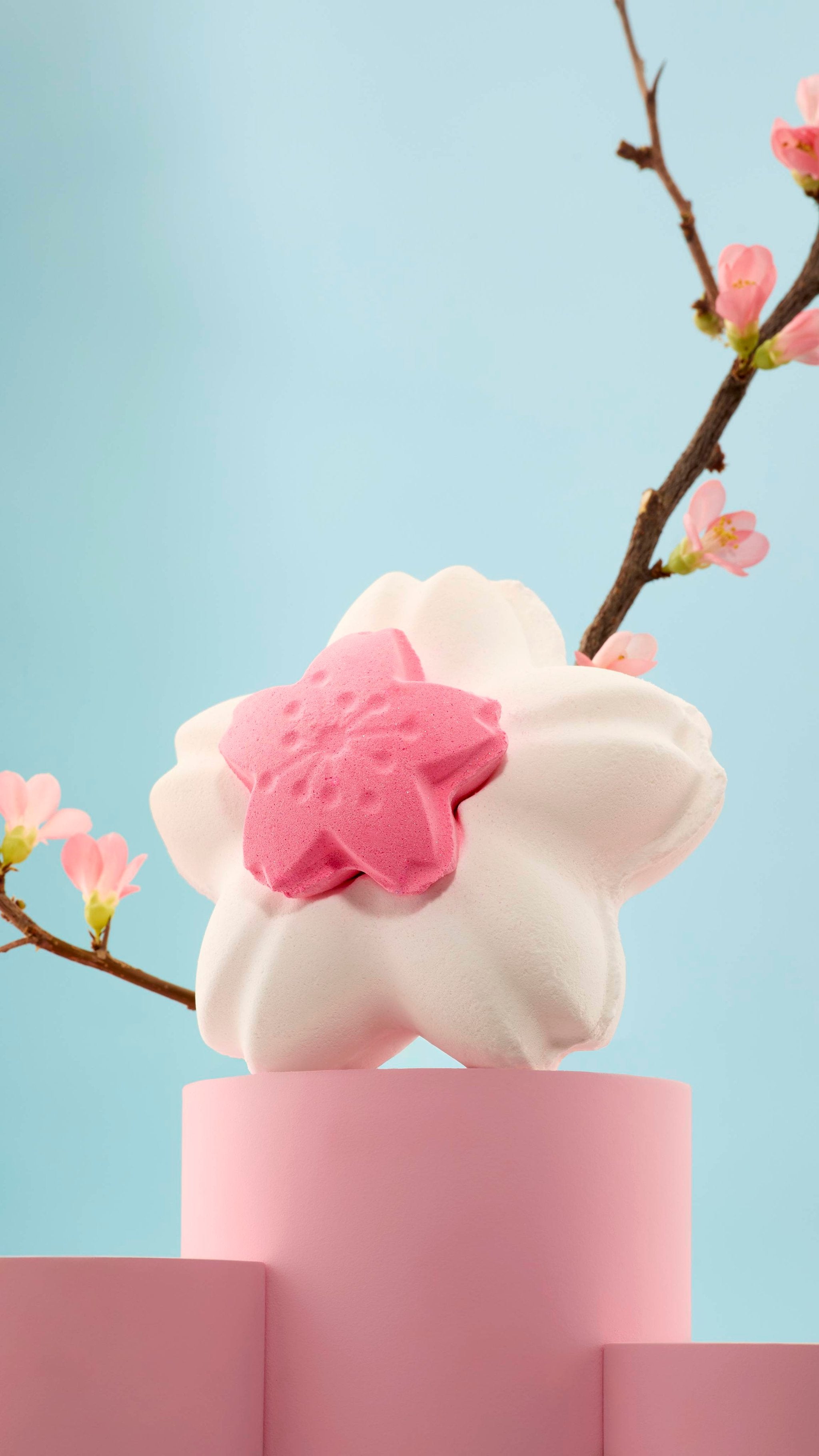Blooming Cherry Blossoms(Bath Bomb)